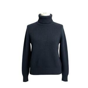 Who What Wear Black Turtleneck Sweater Women's Sz S Soft Cozy Pullover Knit